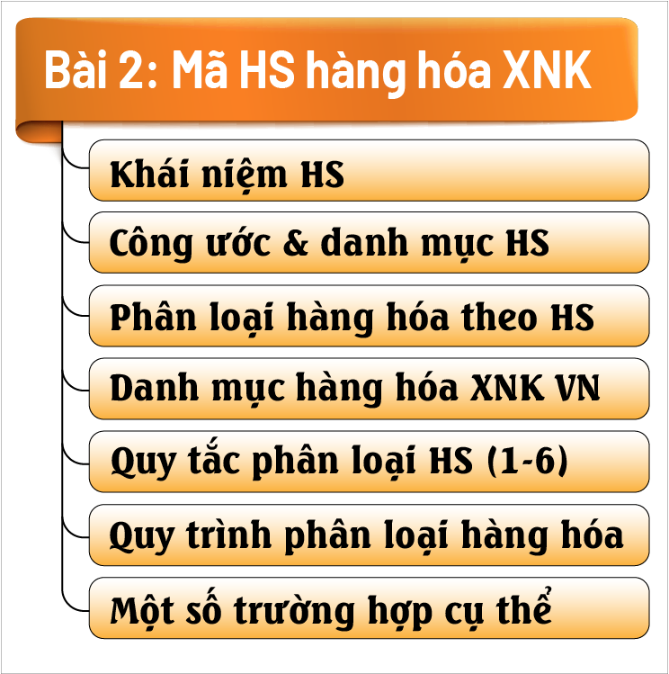 Mã HS của hàng hóa XNK