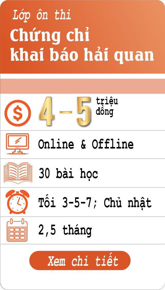 Chứng chỉ hải quan