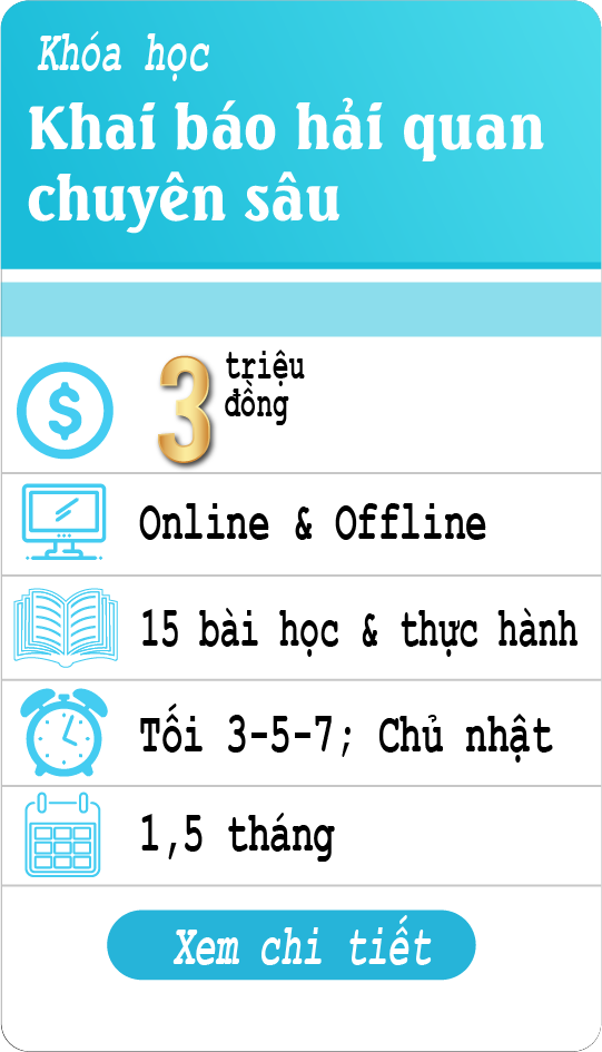 Khai báo hải quan