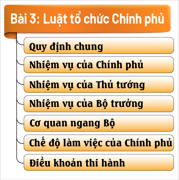 Luật tổ chức chính phủ