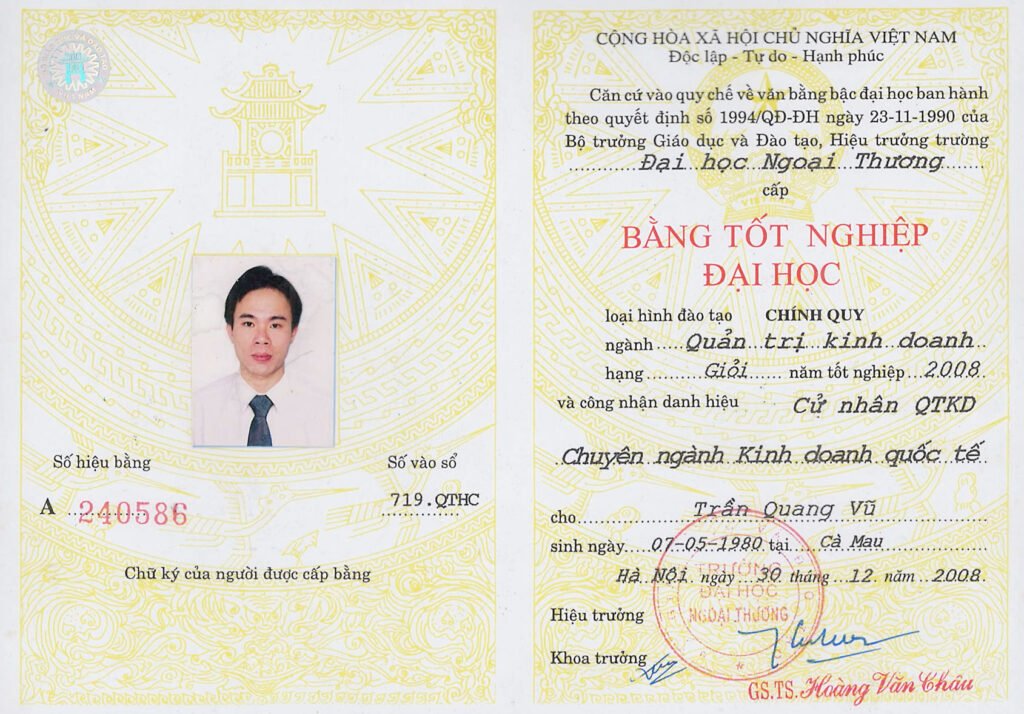 Bằng tốt nghiệp đại học