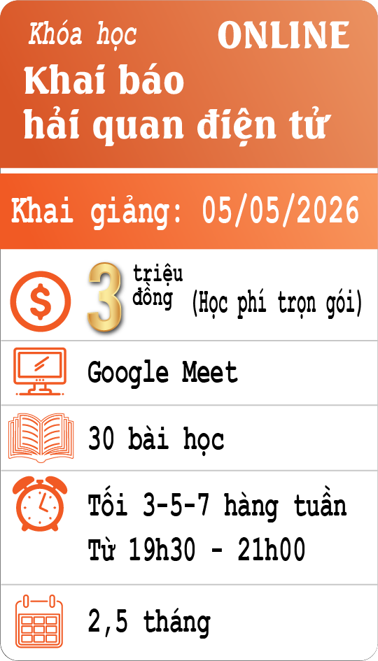 Chiêu sinh khai báo hải quan
