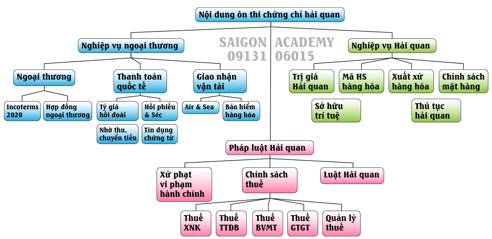 Nội dung kỳ thi chứng chỉ nghiệp vụ khai hải quan